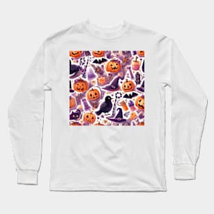 Halloween Pattern Long Sleeve T-Shirt